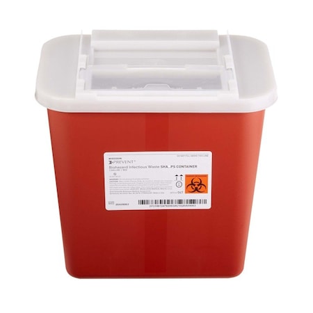 Mckesson Sharps Container, 2 Gallon, 10-1/4 x 7 x 10-1/2 Inch, 20PK 47